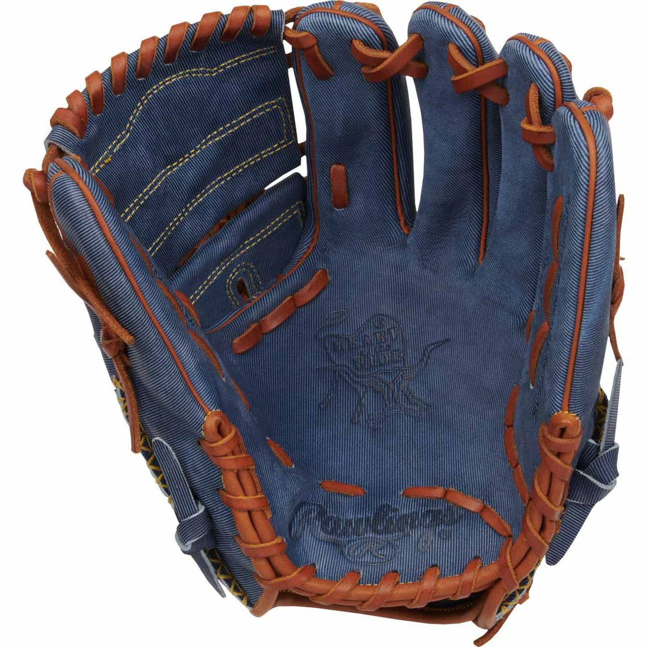 2025 Rawlings Denim Limited Edition 11.5" Heart of the Hide Pitcher's Glove (PRO205W-9D)