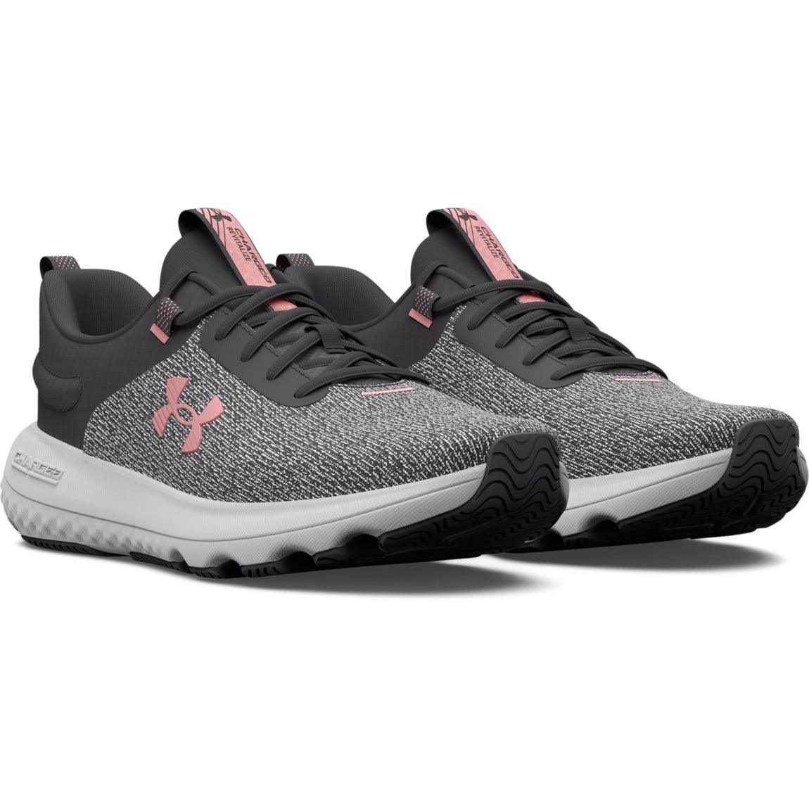 Pink and grey on sale under armour shoes