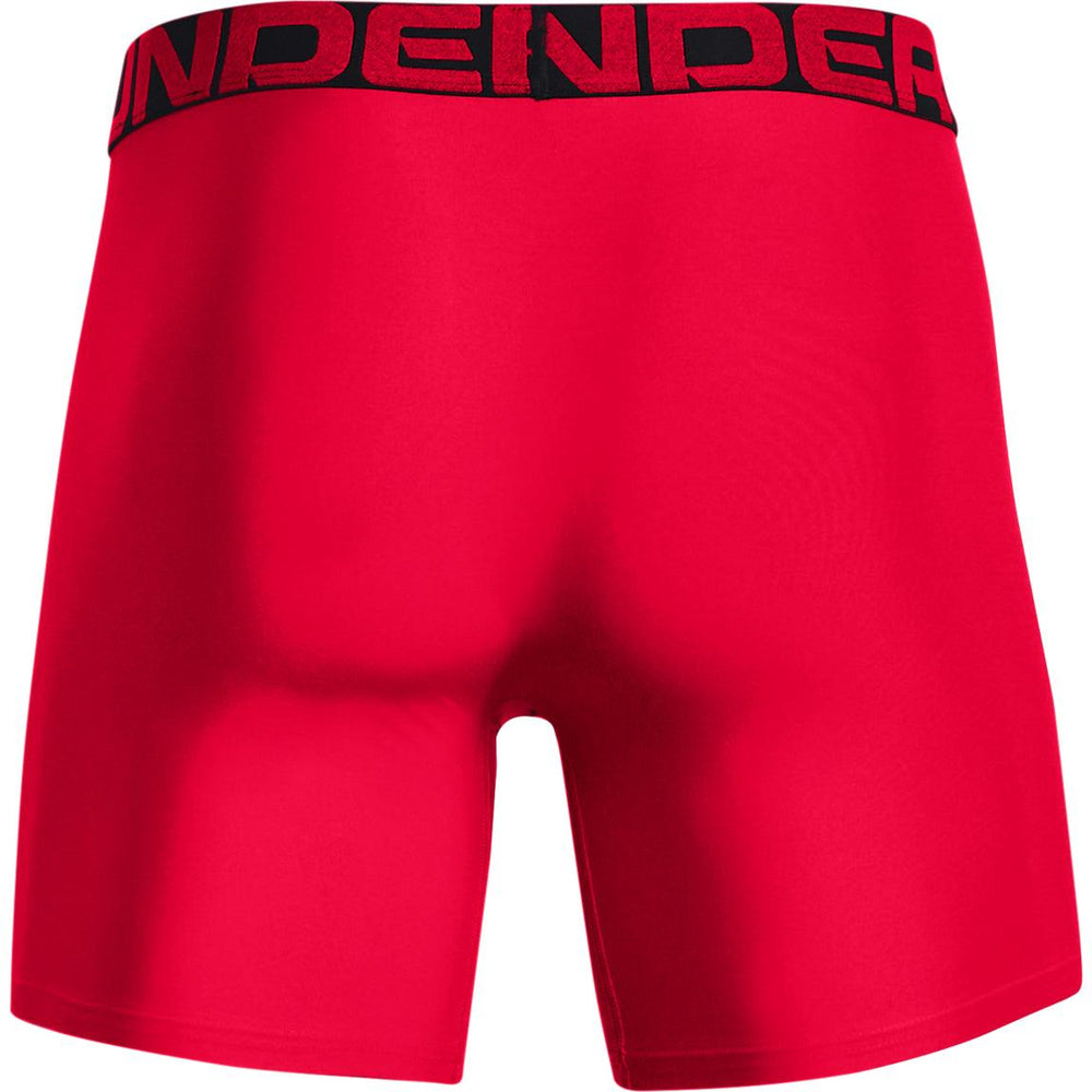 Buy Under Armour UA Charged Cotton 6-Inch 3-Pack Boxers in Red