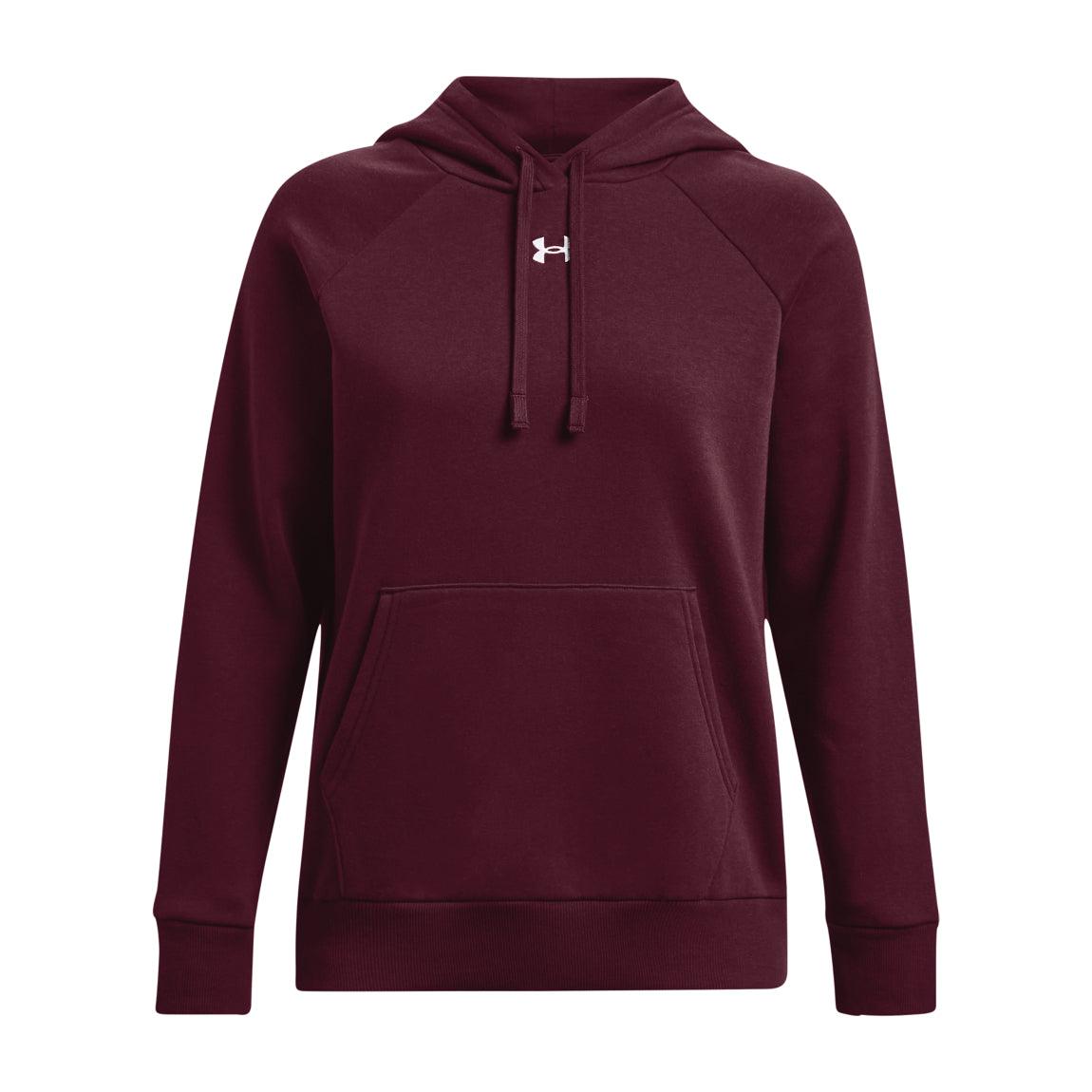 Burgundy under outlet armour hoodie