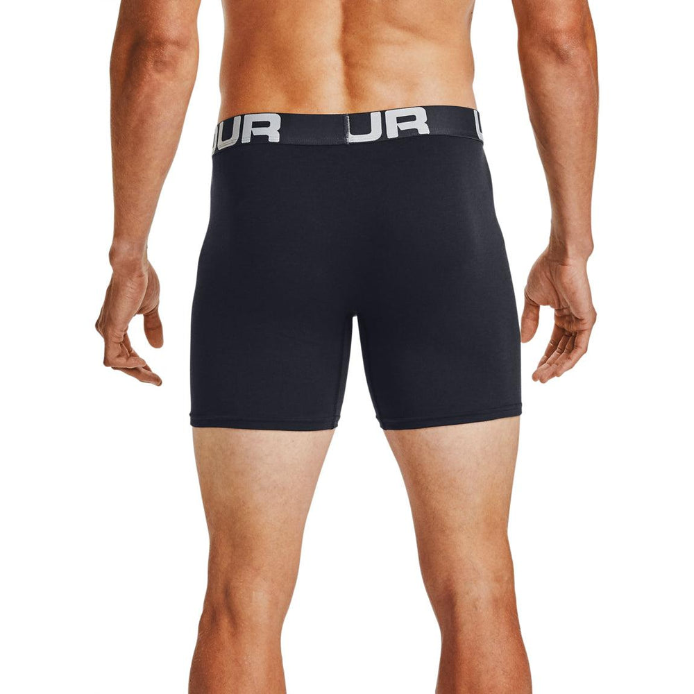 Under Armour Mens Charged Cotton 6 3-Pack Boxerjock (Royal