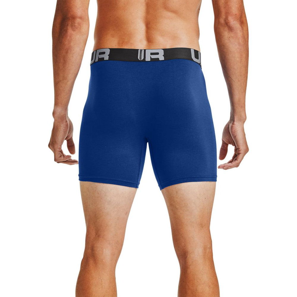Buy Under Armour Men's Charged Cotton 6 Boxerjock 3-Pack - 1363617-468 -  Sonar Blue/Mod Gray - 4XL at