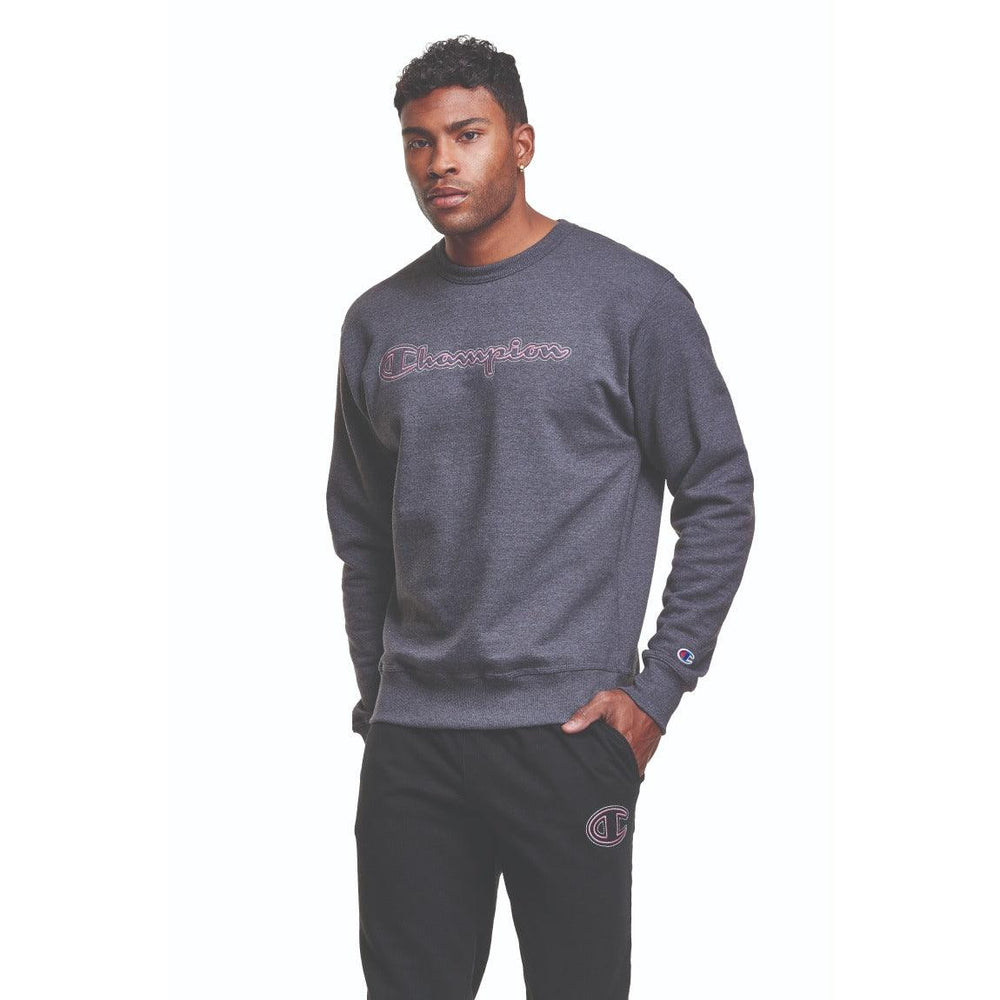 Reebok Identity Fleece Stacked Logo Crew Sweatshirt - Men