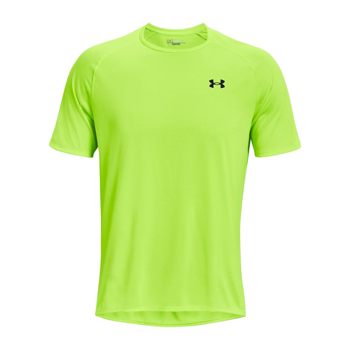 Neon green shop under armour shirt