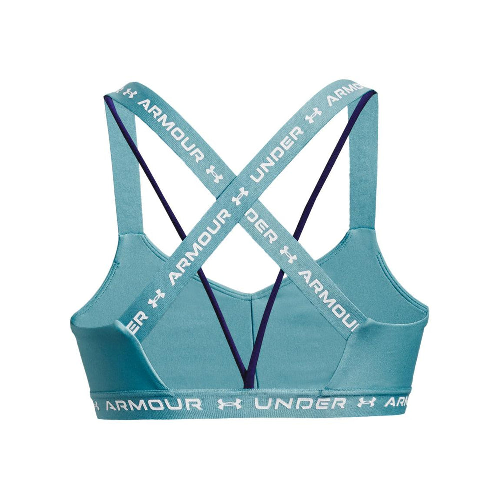 Under Armour Sonar Blue/Baja Blue Crossback Printed Sports Bra – Twiggz