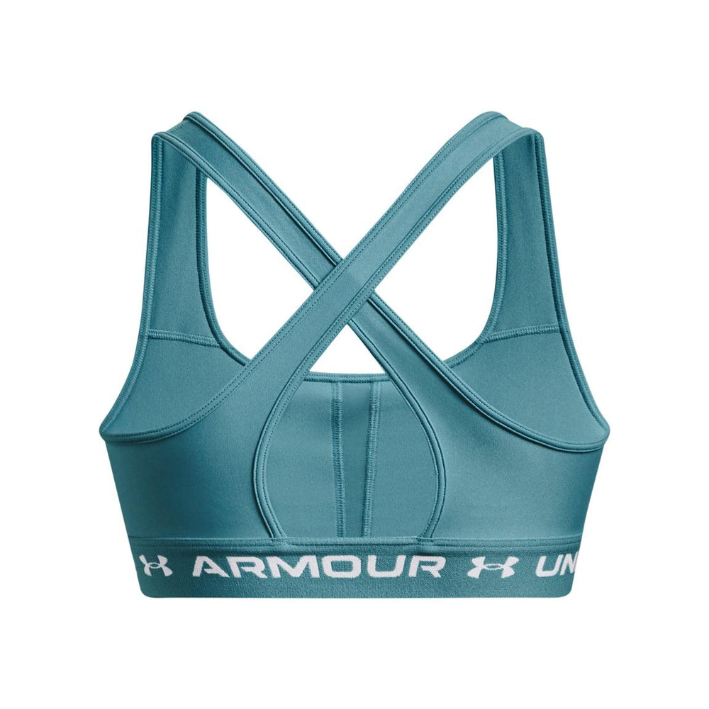  G Crossback Mid Solid, Blue - sports bra - UNDER ARMOUR -  17.09 € - outdoorové oblečení a vybavení shop