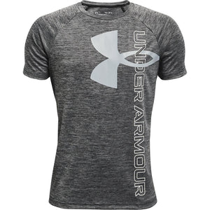 Under Armour Tech™ Split Logo Hybrid Short Sleeve - Boys - Sports Excellence