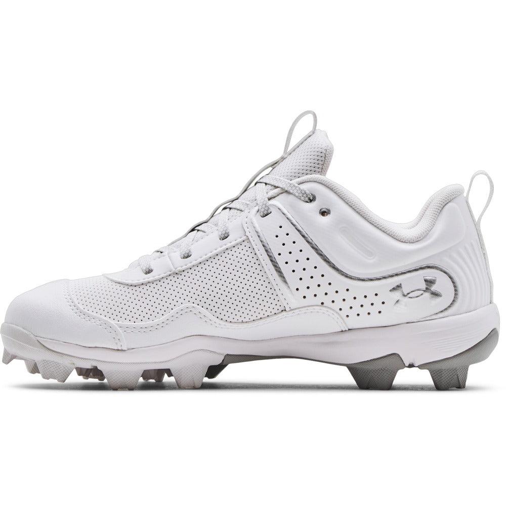 White clearance softball cleats