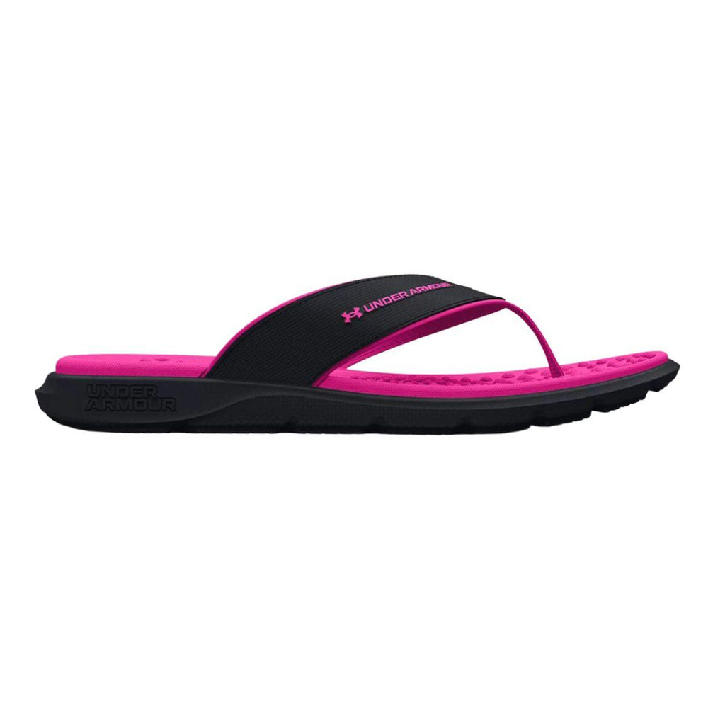 Under Armour Women's Ansa Fix Slide Sandal, Black (004)/Black, 6