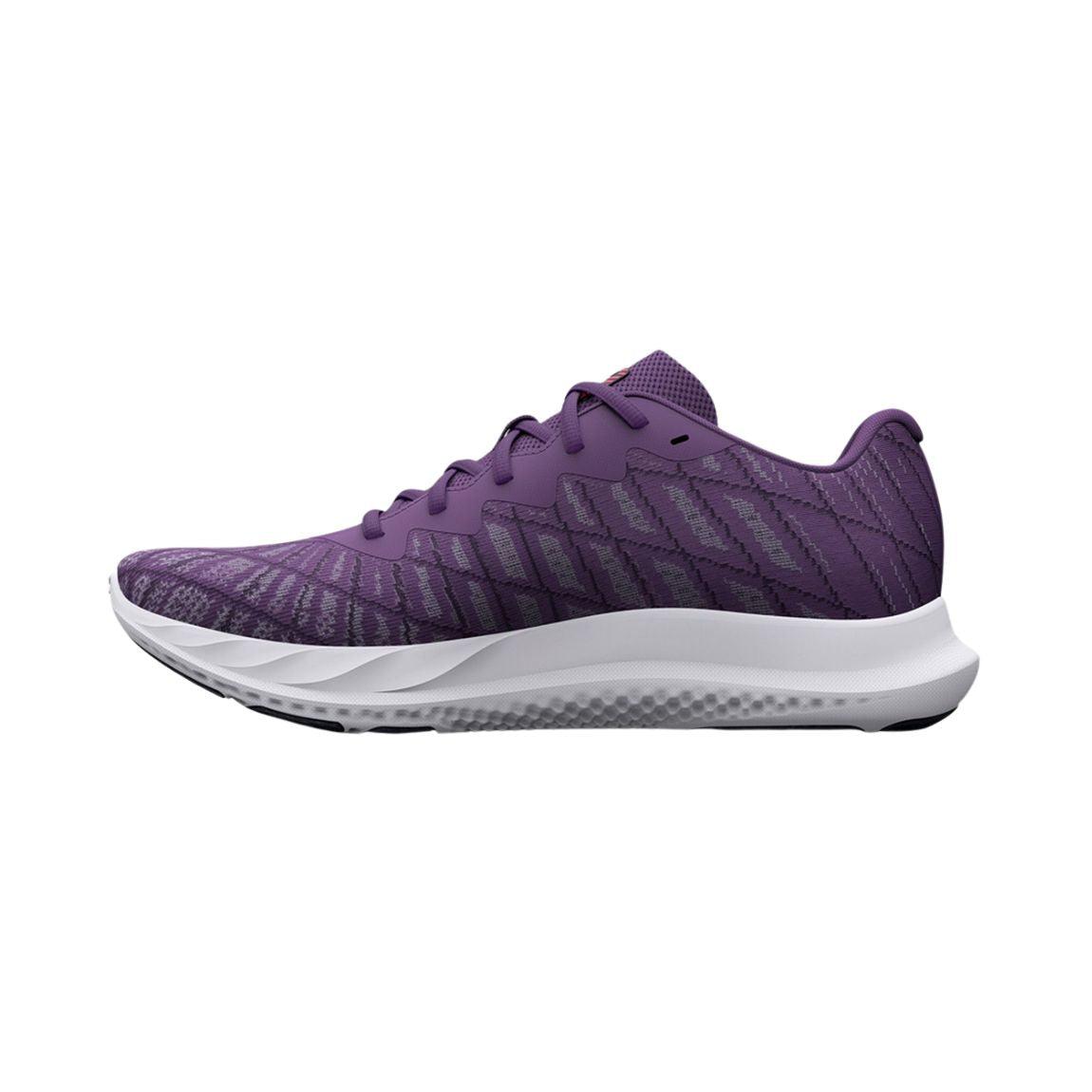 Under armour on sale purple womens shoes