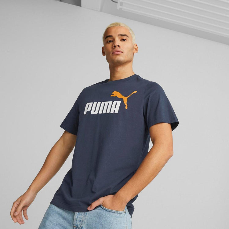 Puma ESS+ 2 Color Logo Tee - Men - Sports Excellence