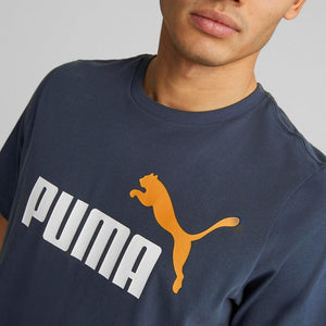 Puma ESS+ 2 Color Logo Tee - Men - Sports Excellence