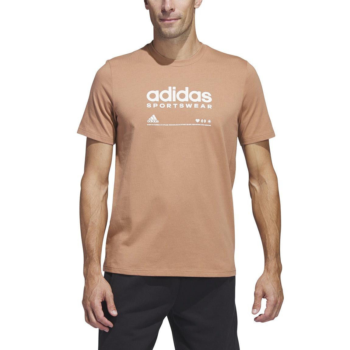adidas Lounge Graphic T-Shirt - Men - Sports Excellence