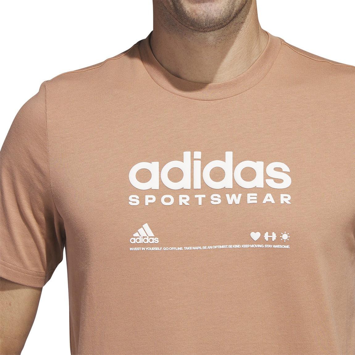 Khaki shop adidas shirt