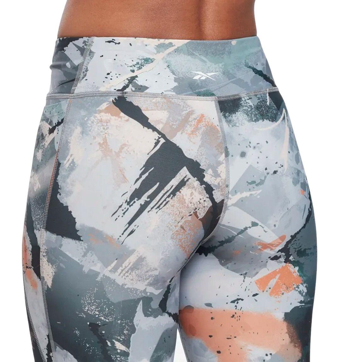 Leggings Reebok Lux Allover Print Bold Femme