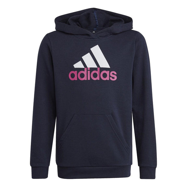 Essentials Two-Colored Big Logo Cotton Hoodie - Girls