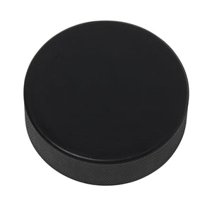 Hockey Ice Puck (18 Pack) - Plain Black - Sports Excellence