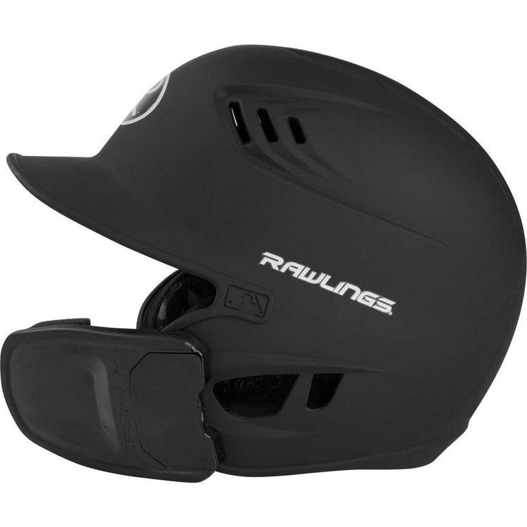 R16 Velo 1-Tone Matte w/Reversible Ext Batting Helmet Senior - Sports Excellence