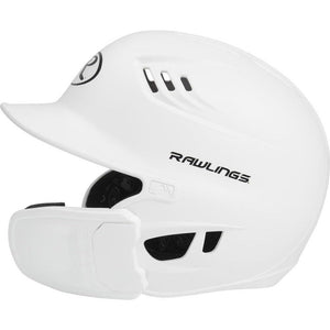 R16 Velo 1-Tone Matte w/Reversible Ext Batting Helmet Junior - Sports Excellence