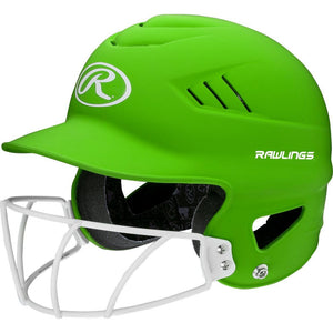 Coolflo Highlighter Softball Helmet with Cage - Sports Excellence