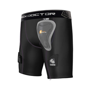 Women's Core Compression Hockey Short with Pelvic Protector - Sports Excellence